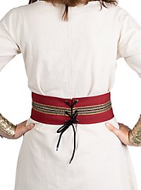 Decorated fabric belt - Jeanne